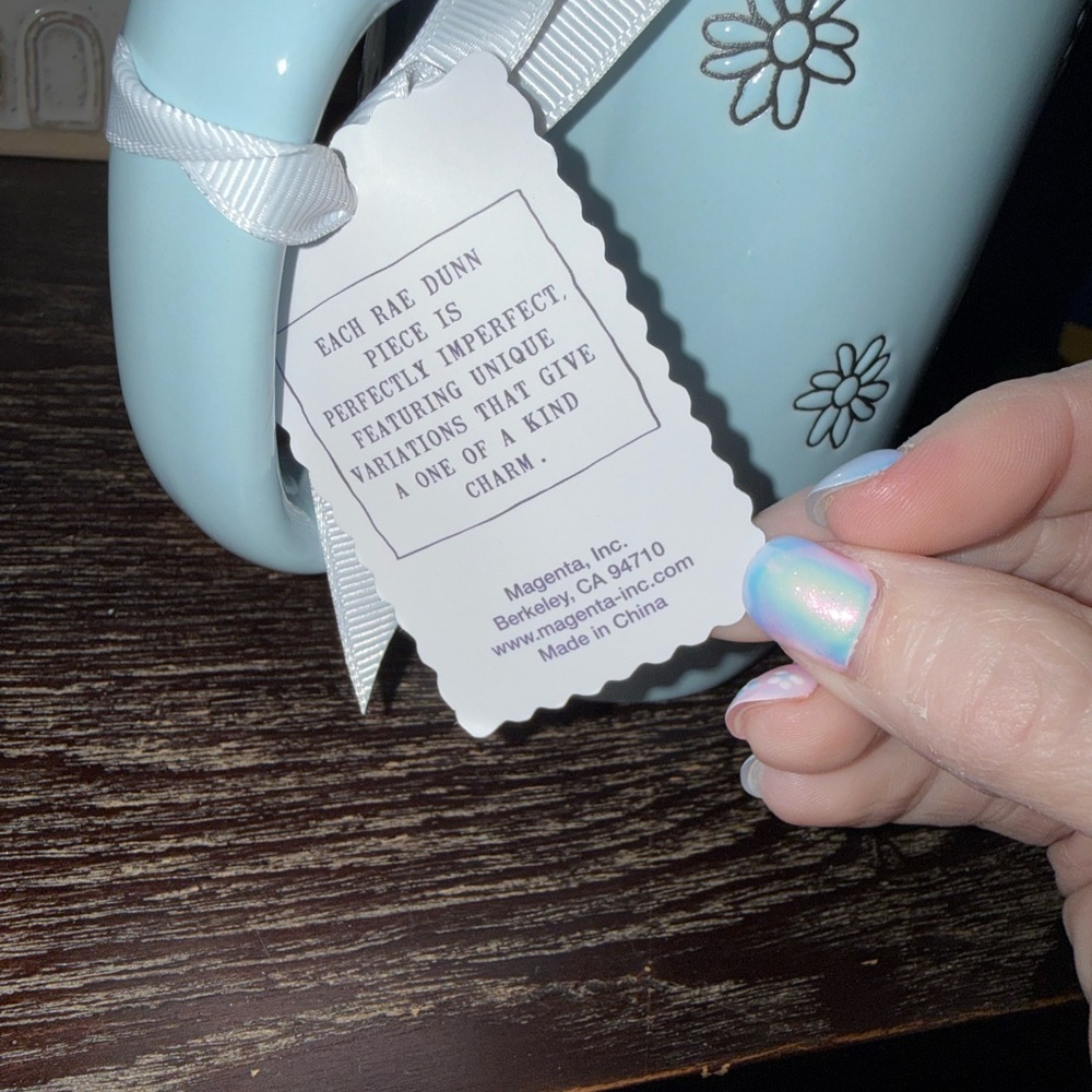 Rae Dunn “Boy Mom” Blue Mug w/ Daisy Print – NWT - Picture 6 of 6